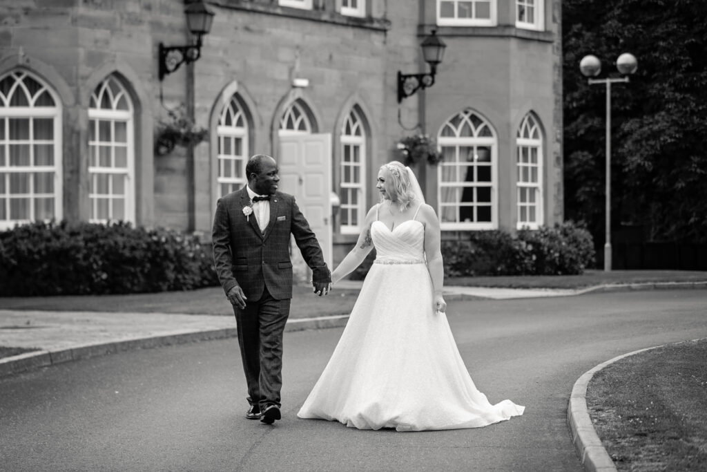 Black and White Wedding Photography in Wakefield
