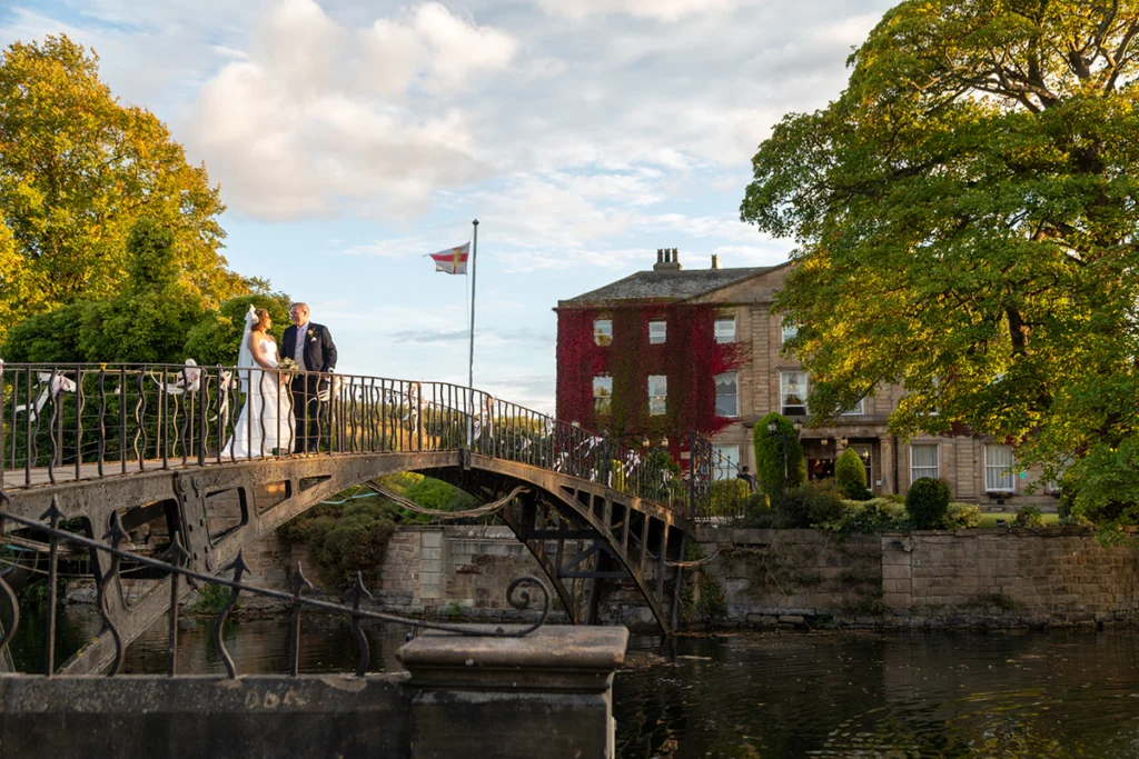 Waterton Park Hotel Bridge wedding 